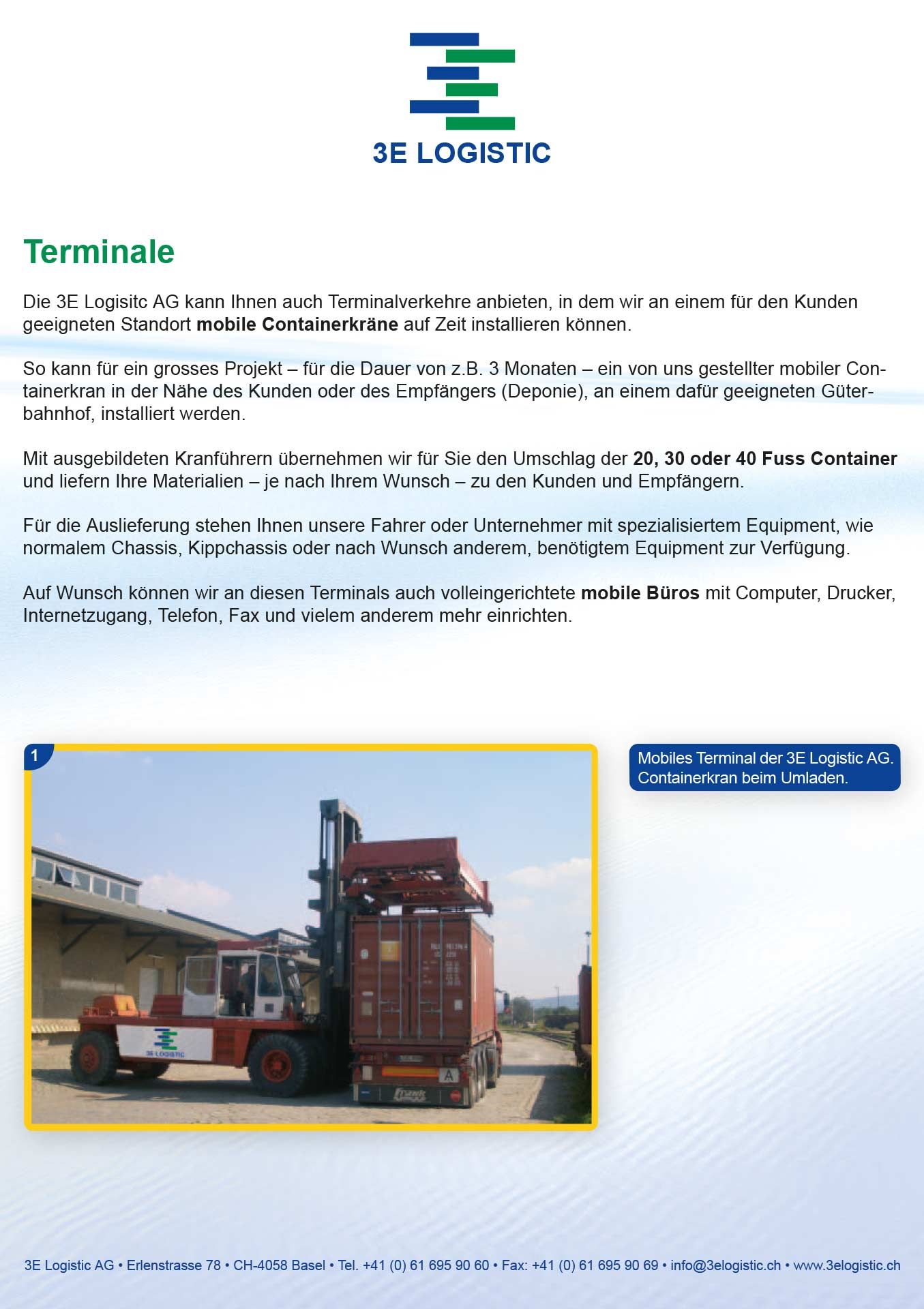 Terminale | 3E Logistic